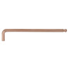 Clé Mâle Longue Tête Sphérique Berylliumplus 5Mm, 160Mm