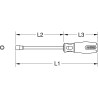Tournevis À Douille Berylliumplus 13Mm, 230Mm
