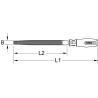 Lime Demi-Ronde Berylliumplus Douce 250Mm
