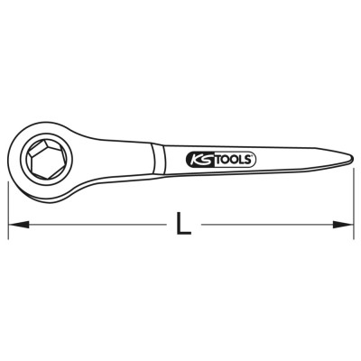 Cliquet De Chantier Bronzeplus 26Mm, 280Mm