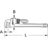 Pince Serre-Tubes Stillson Bronzeplus 255 mm, 0-48 mm