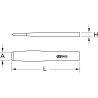 Burin Plat Bronzeplus L. 500 X H. 12Mm