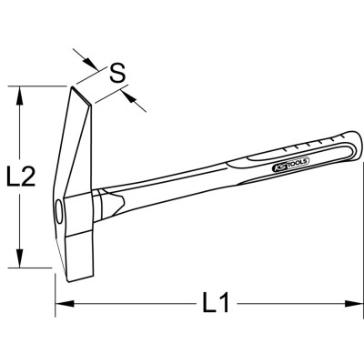 Marteau À Dérouiller Bronzeplus Manche Hickory, Tête 200G, 280Mm