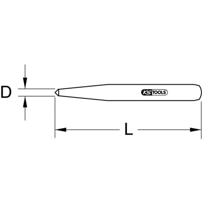 Pointeau Bronzeplus 150Mm, Ø 6Mm