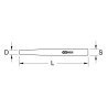 Chasse-Clous Bronzeplus 200Mm, Ø 8Mm