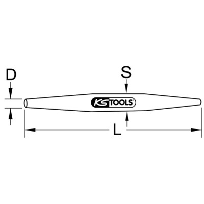 Chasse-Rivets Double Bronzeplus 200Mm, Ø 8Mm