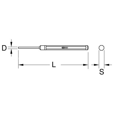 Chasse Goupilles Bronzeplus 130Mm, Ø 8Mm