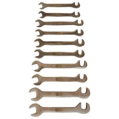 Jeu De Clés À Fourches Bronzeplus, 10 Pièces