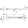 Clé Mixte Bronzeplus2'', 435Mm