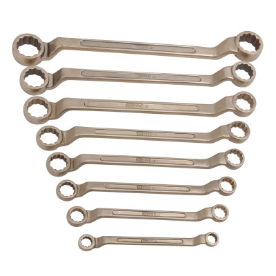 Jeu De 8 Clés Polygonales Contre-Coudées Bronzeplus, 1/4'' À 1''