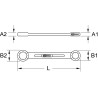 Clé Polygonale Droite Bronzeplus 11/16X3/4'', 190Mm