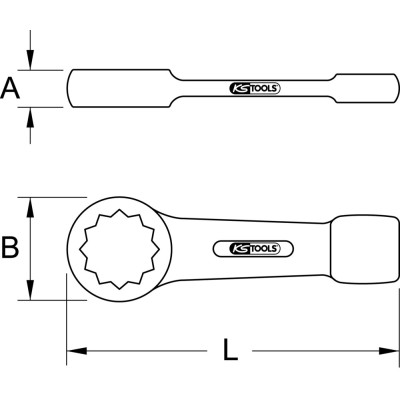 Clé À Œillet À Frapper Bronzeplus 41Mm, 230Mm