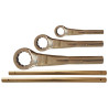 Jeu De 18 Clés Polygonales Simples Contre-Coudées Bronzeplus, 24 À 85 mm