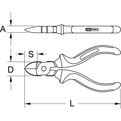 Pince Coupante Latérale Titanplus 6'', 160Mm