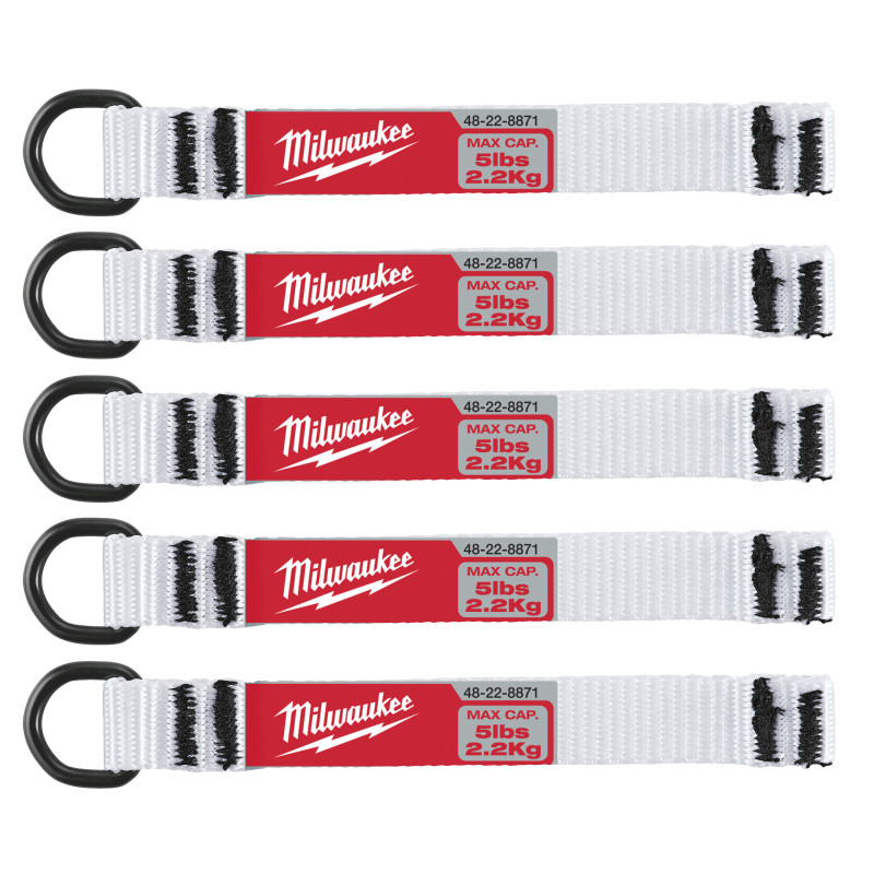 Anneaux D'Attachement 2,25 Kg - 5 Pcs-Milwaukee Epi