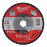 Disque À Tronçonner Pro+ 150Mm Épaisseur 1 mm Pro+ 1Pc-Milwaukee Consommable