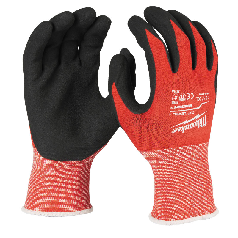 Gants Anti-Coupure Niveau 1/A Xl/10- 1 Pc-Milwaukee Epi