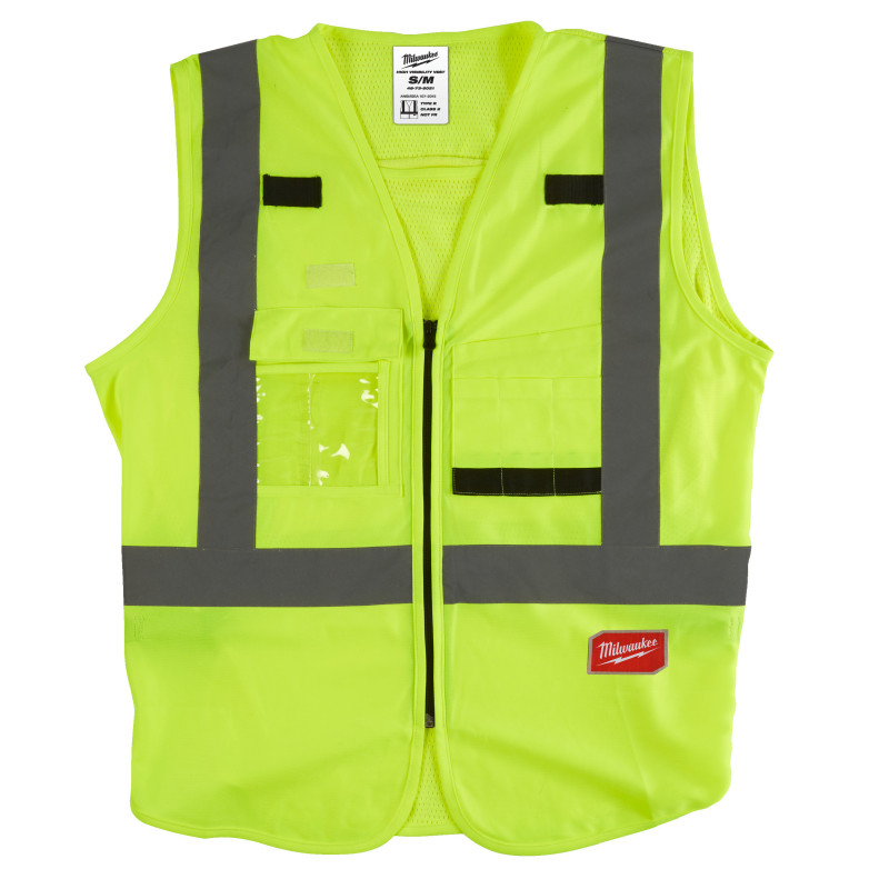 Gilet Haute Visibilté Jaune - S/M - 1 Pc-Milwaukee Epi