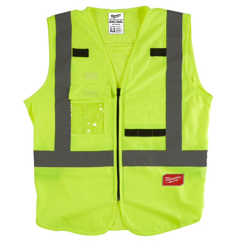 Gilet Haute Visibilté Jaune - Xxl - 1 Pc-Milwaukee Epi