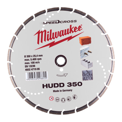 Disque Diamant Premium Hudd 350 mm (X1)-Milwaukee Consommable