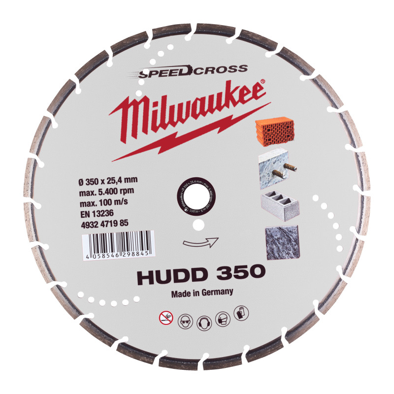 Disque Diamant Premium Hudd 350 mm (X1)-Milwaukee Consommable