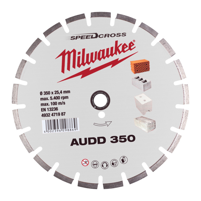 Disque Diamant Audd 350 mm (X1)-Milwaukee Consommable