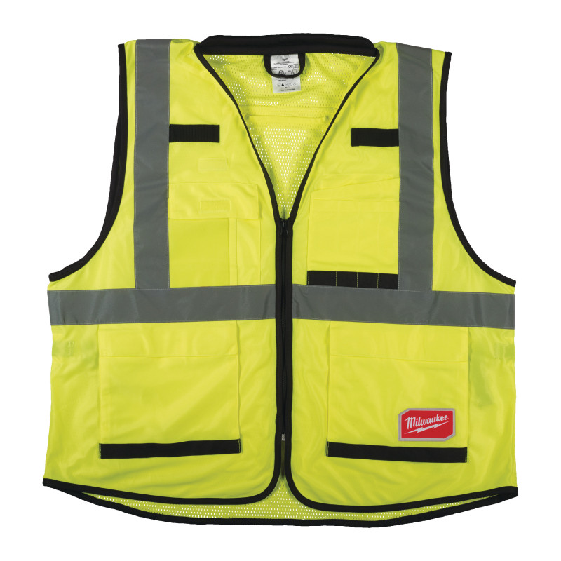 Gilet Premium Haute Visibilté Jaune - S/M - 1 Pc-Milwaukee Epi