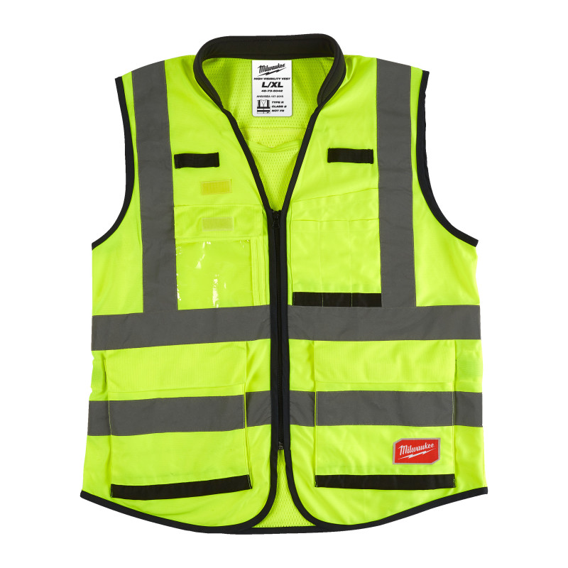 Gilet Premium Haute Visibilté Jaune - L/Xl - 1 Pc-Milwaukee Epi