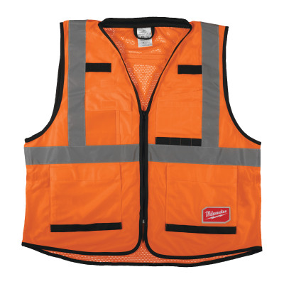 Gilet Premium Haute Visibilté Orange - S/M - 1 Pc-Milwaukee Epi
