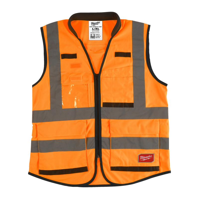 Gilet Premium Haute Visibilté Orange - L/Xl - 1 Pc-Milwaukee Epi