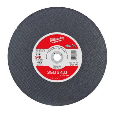 Disque À Tronçonner Ductile 350X4 mm 1Pc-Milwaukee Consommable